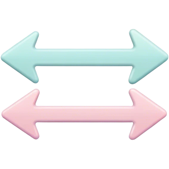 pastel button arrow emoji