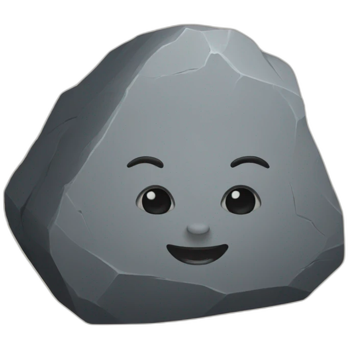 Rock emoji