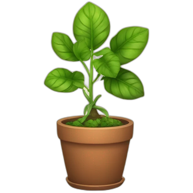 Divine plant in a pot emoji