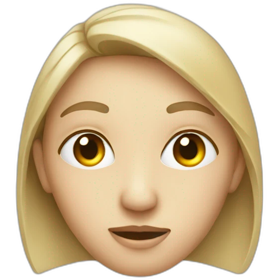 Humain face with one unique eye emoji