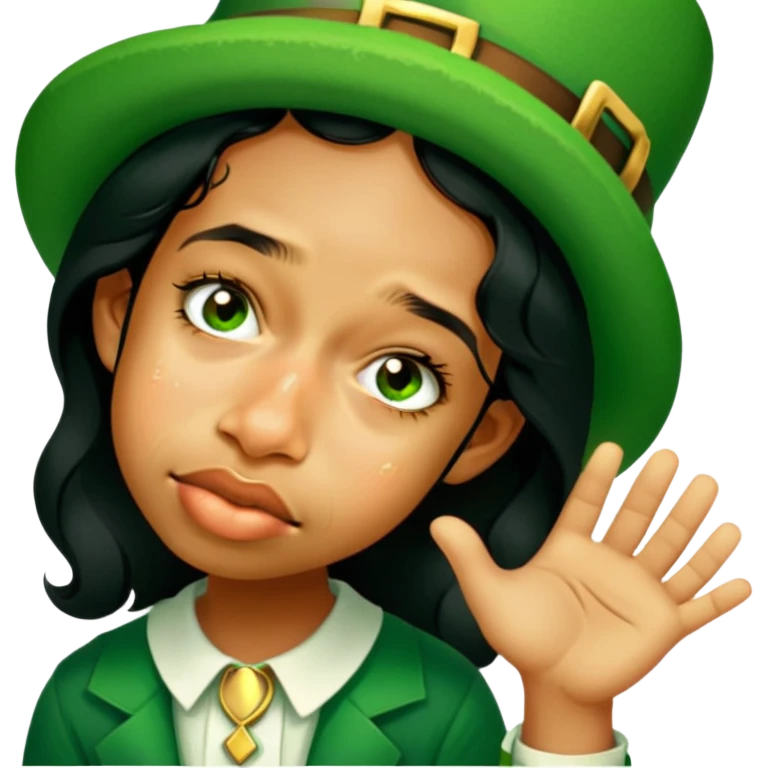 Sad Leprechaun emoji