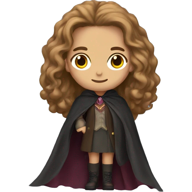 Hermione granger, figure with cape emoji