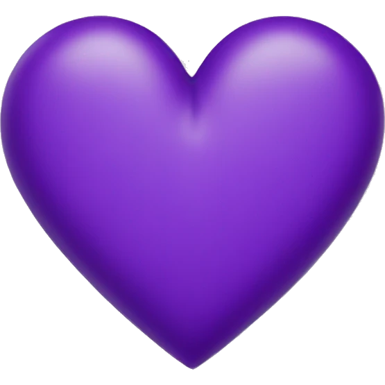Purple Heart emoji