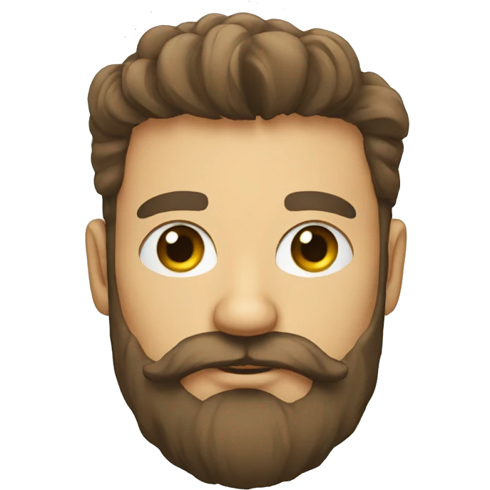 beard with eye emoji
