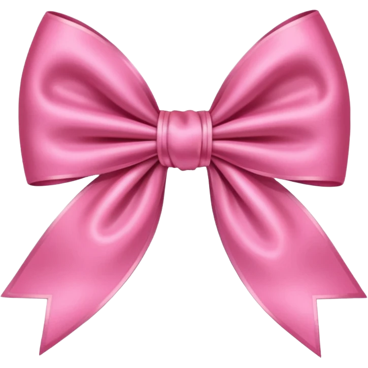 Mašľa ružová emoji