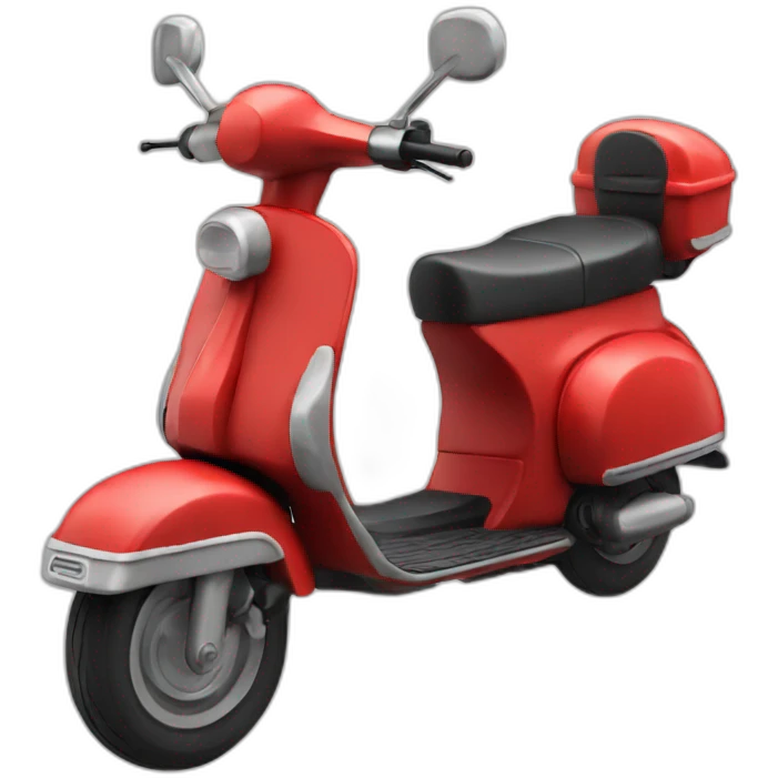 red scooter emoji