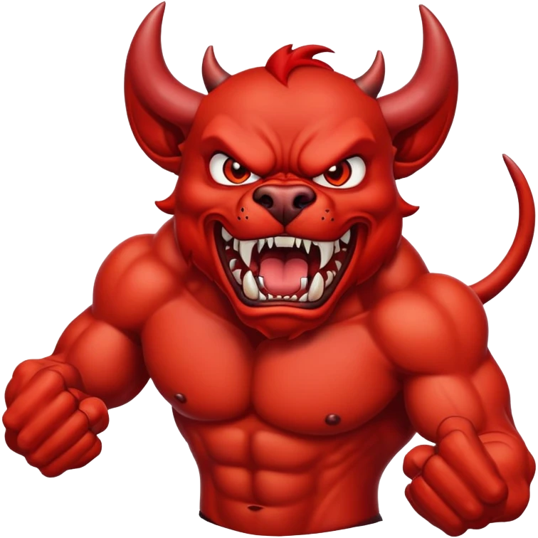 Devil dog emoji