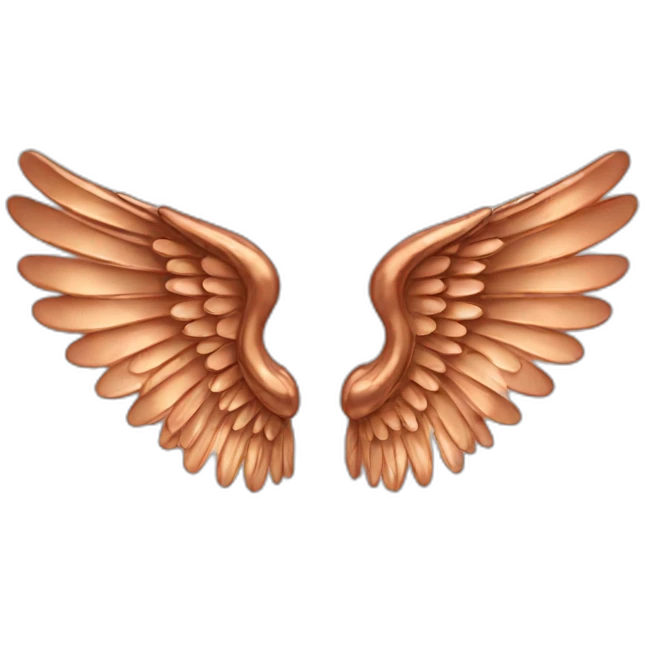 copper-ANGEL-wing emoji