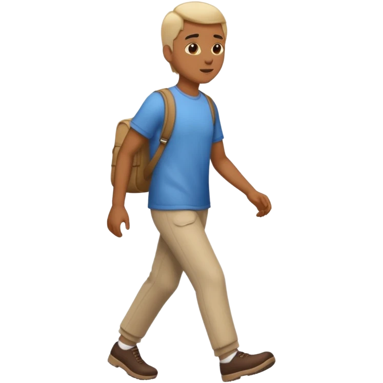 on foot emoji