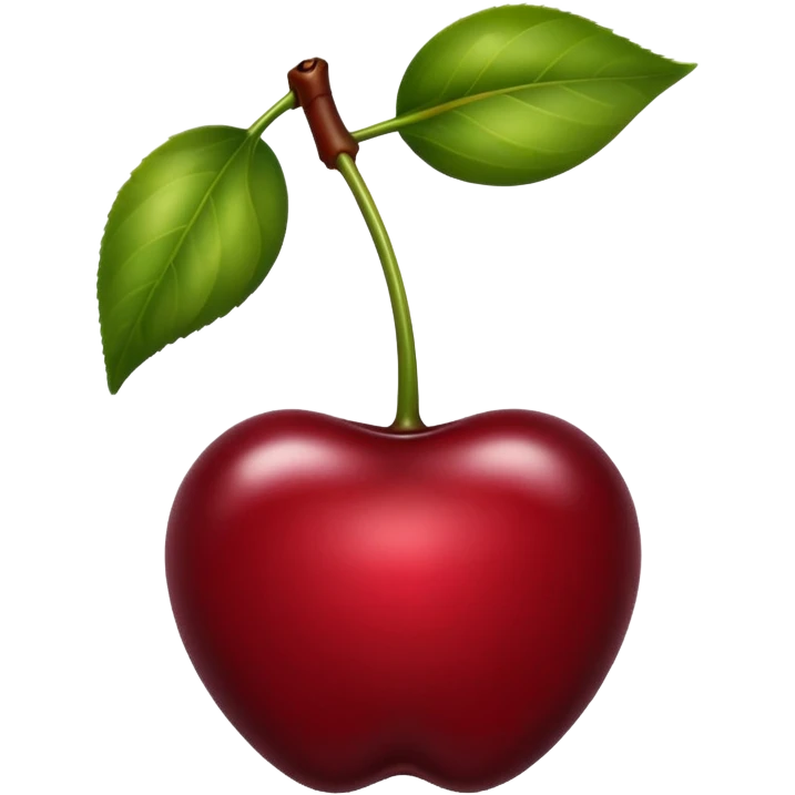 create a dark aesthetic cherry  emoji