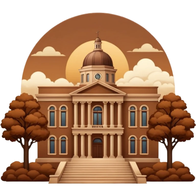 Brown Vintage academia aesthetic scenery  emoji