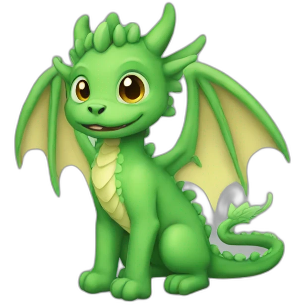 Green Angel dragon emoji