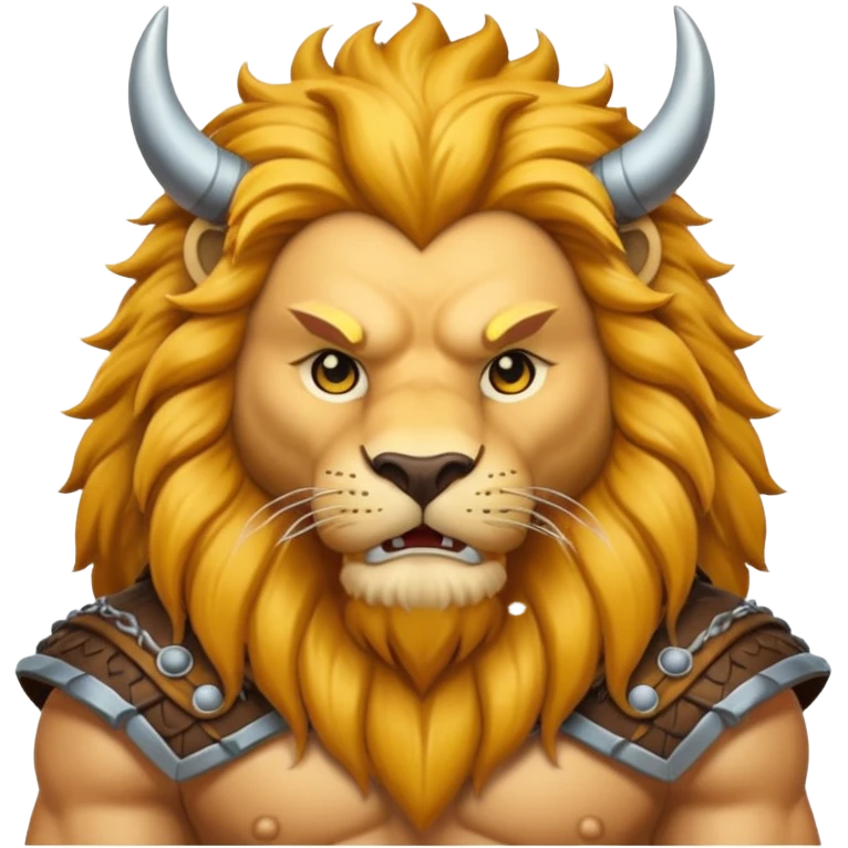 Viking lion emoji