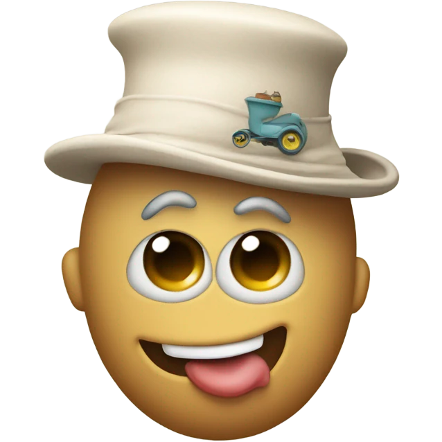 Make grandma  toilet hat emoji