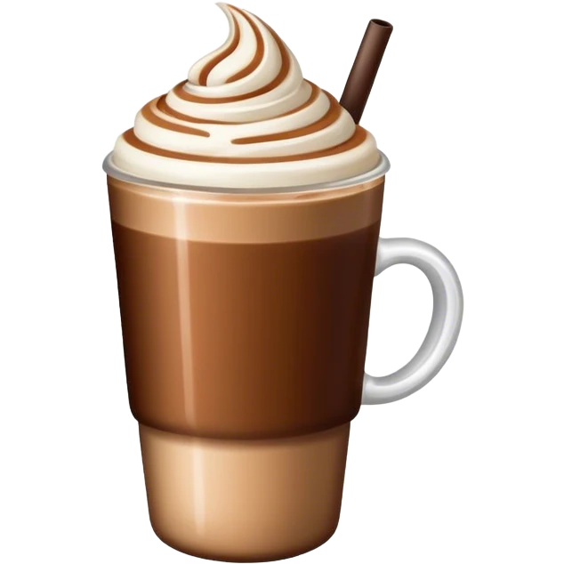 Cute Mocha￼ drink ￼￼ emoji