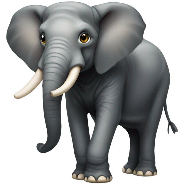 Cool elephant emoji