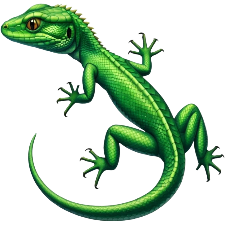 green lizard reptile emoji