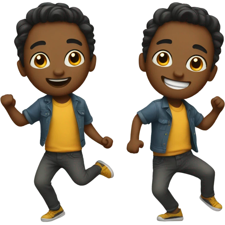 dancing a boy emoji