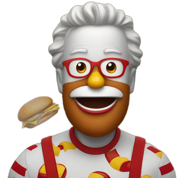 Ronald McDonalds emoji