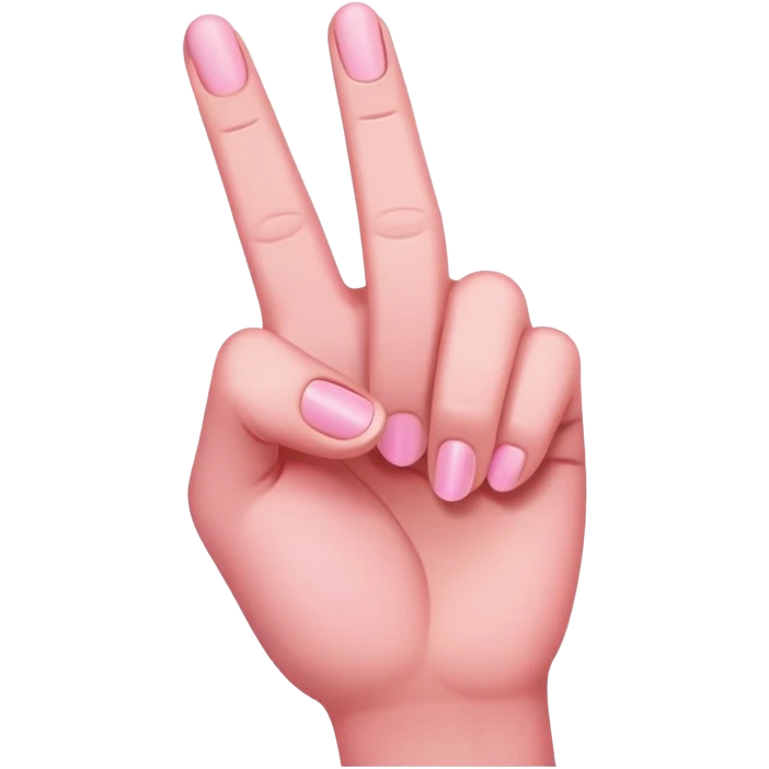 pink middle finger emoji