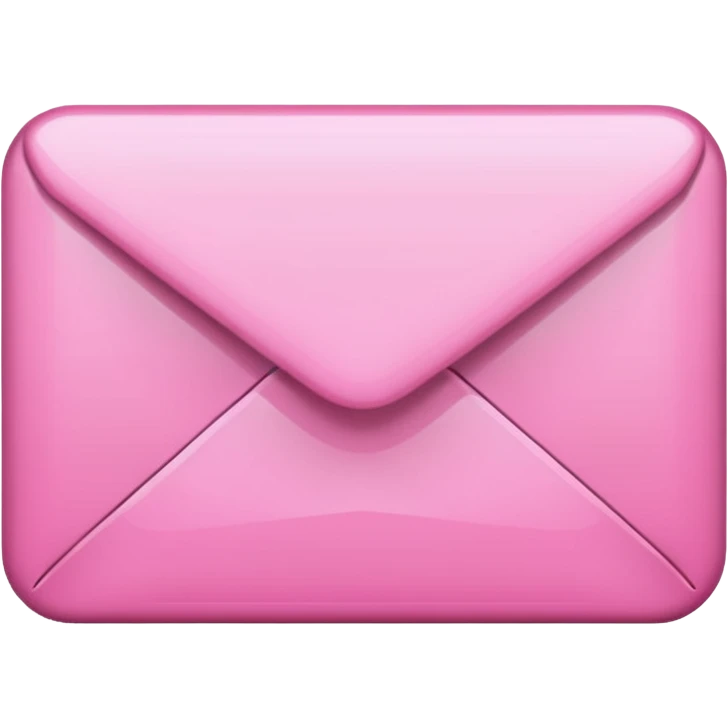 pink email emoji