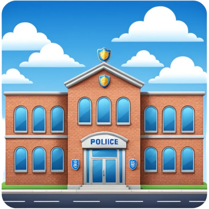 police department building emoji