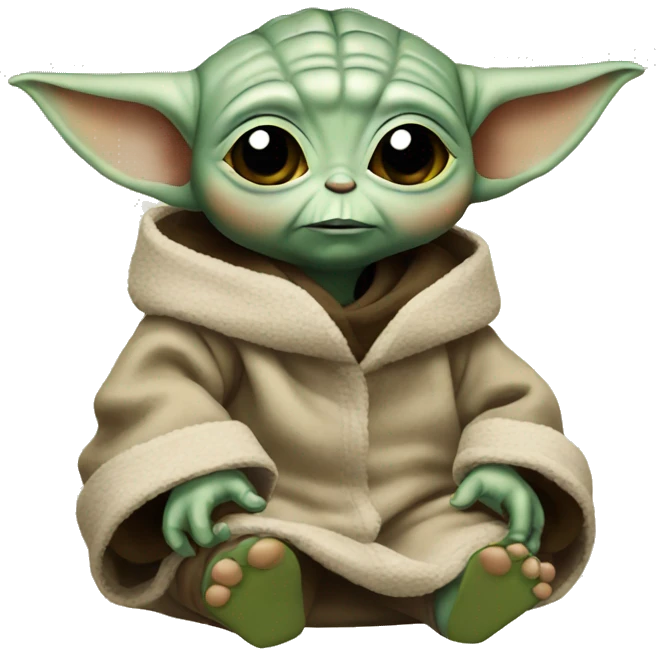 Baby yoda texting  emoji