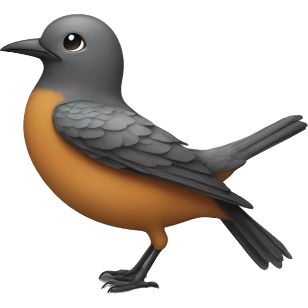a bird saying thank you emoji
