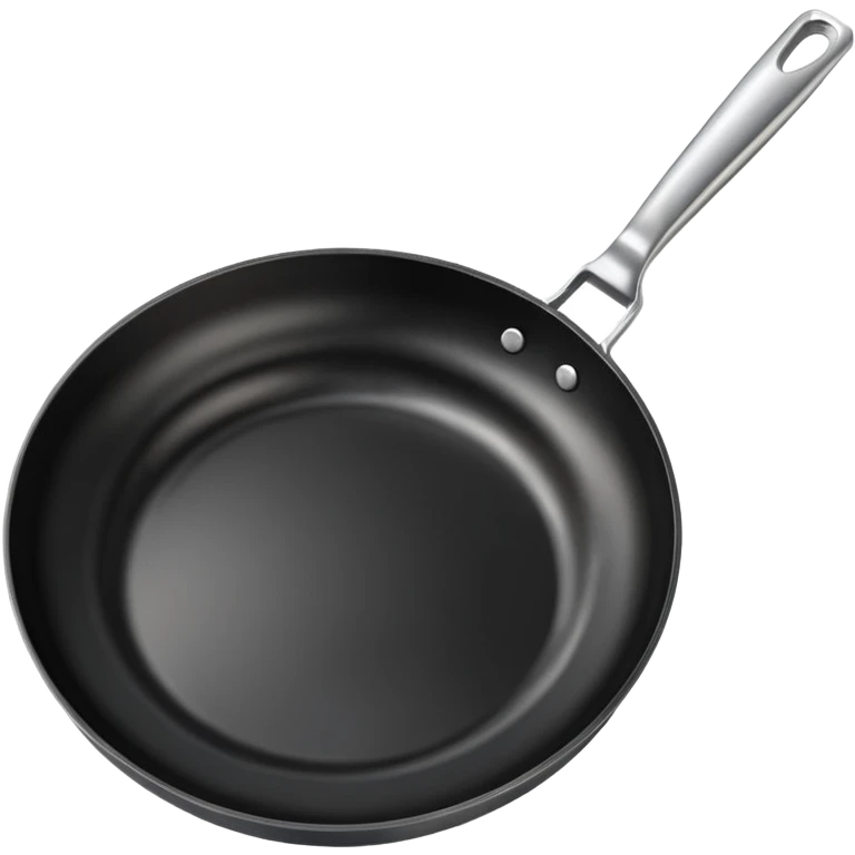 Black empty Fry Pan emoji