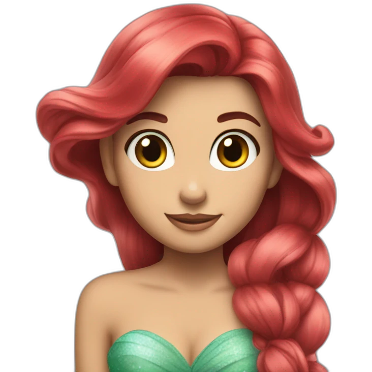 Ariel sereia emoji