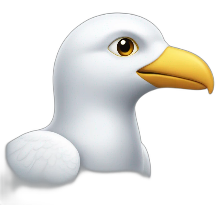 intelligent seagul emoji