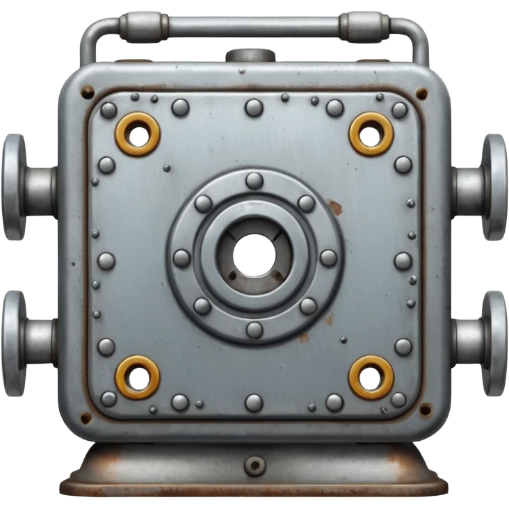 square metal machine emoji