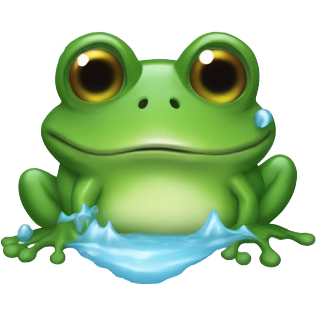 stream of tears crying frog  emoji