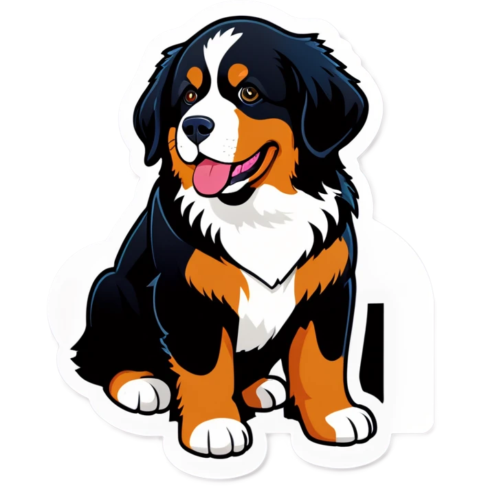 Bernese mountain dog emoji