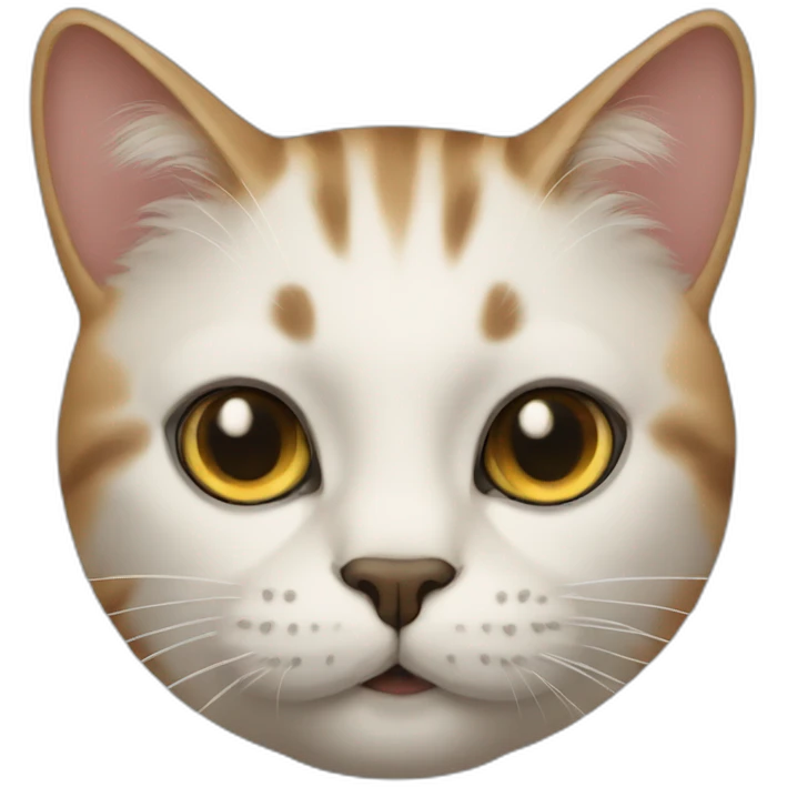 Cat with a human face  emoji