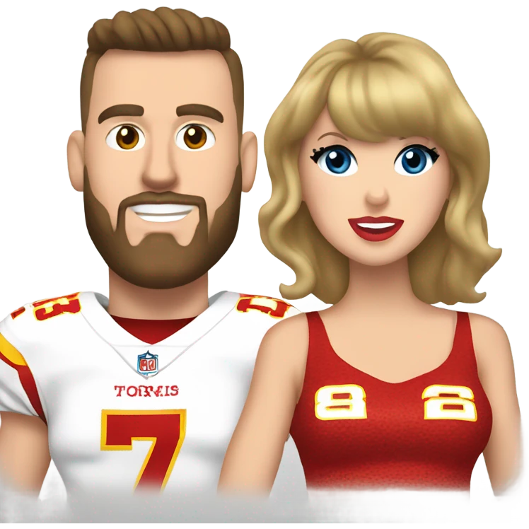 Travis kelce and taylor swift emoji