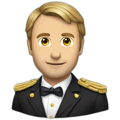 macron en string emoji