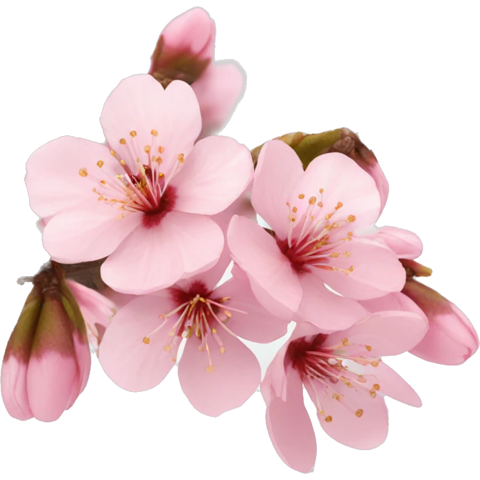Pink cherry blossom emoji