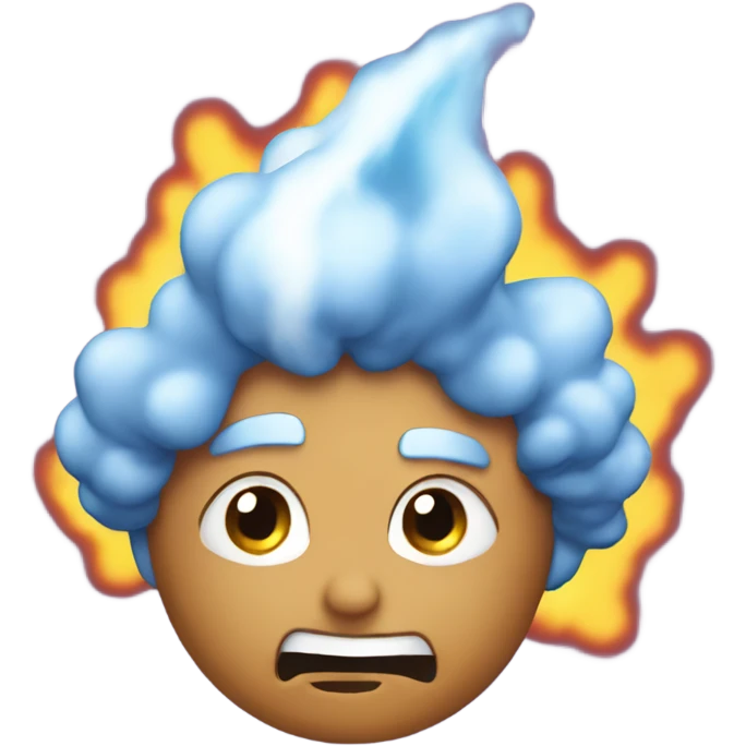 Someone lightning sugar on fire emoji