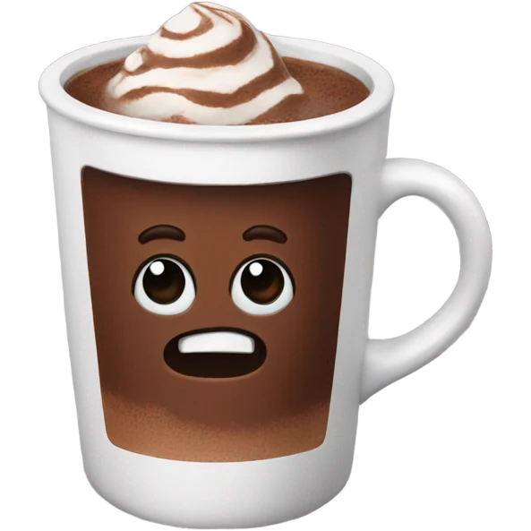 Hot chocolate emoji