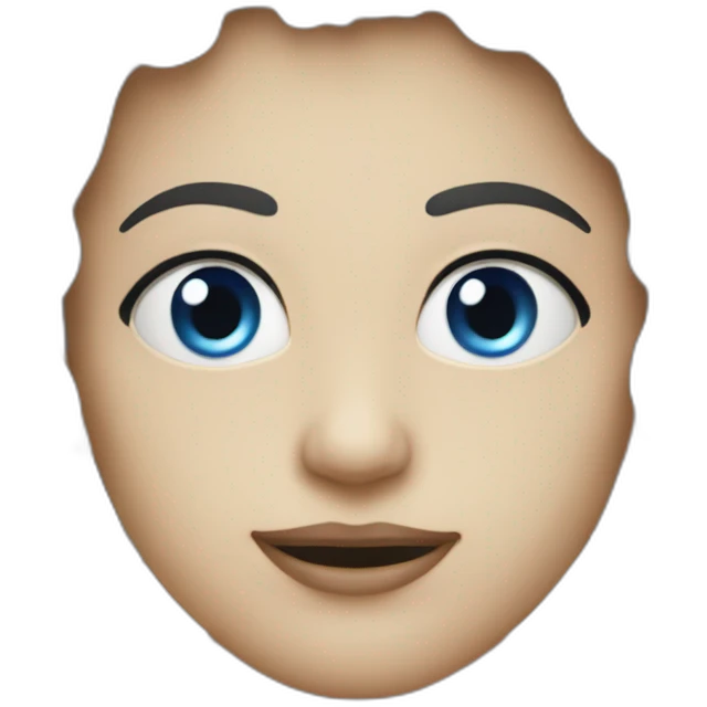 Cœur bleu emoji