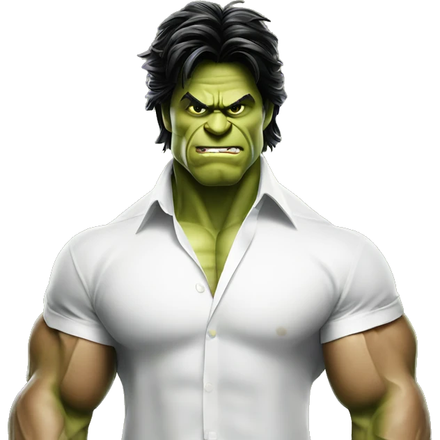 Shahrukh Khan became hulk emoji
