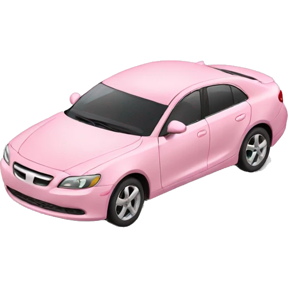 light pink car emoji