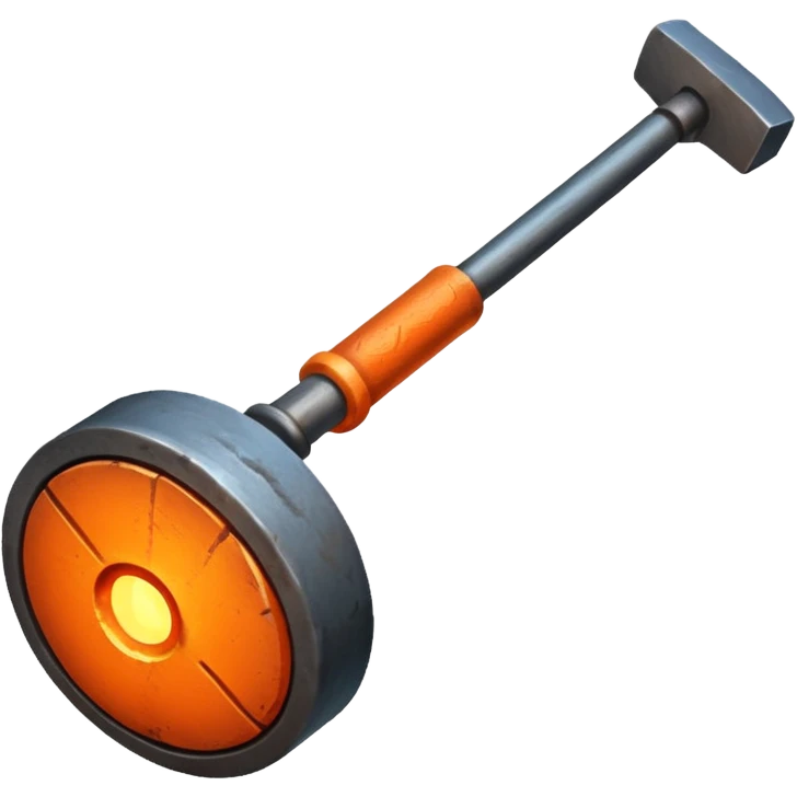 hot metal rod, iron, blacksmith emoji