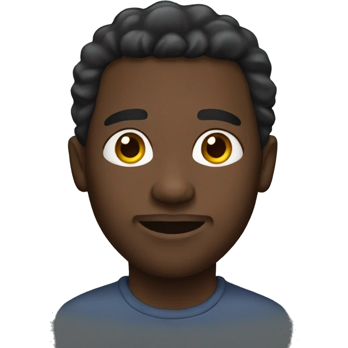 black man emoji
