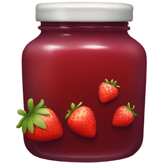 Strawberry jam emoji