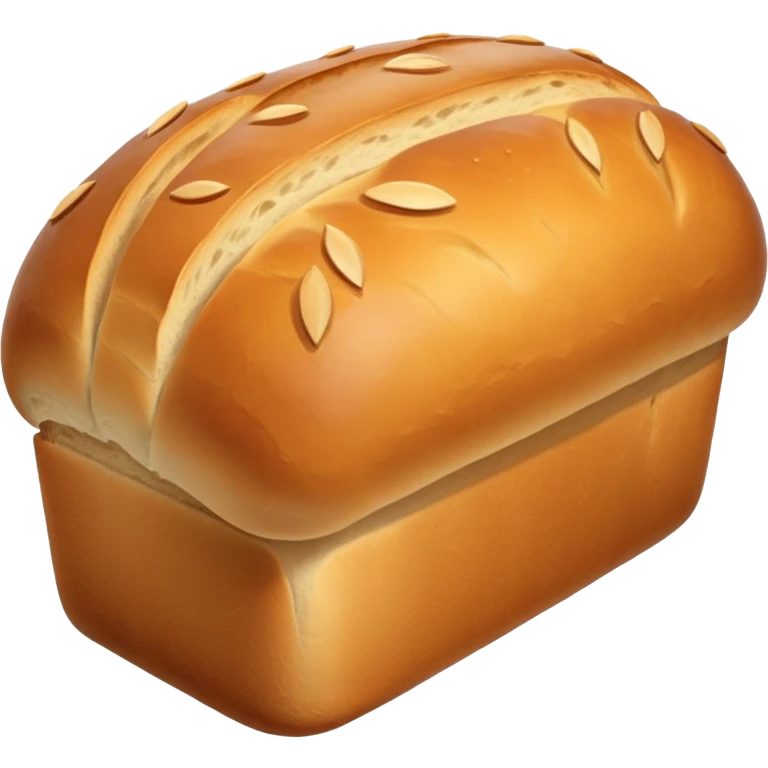 freshly baked crusty loaf of bread emoji