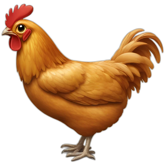 poulet sur maison emoji