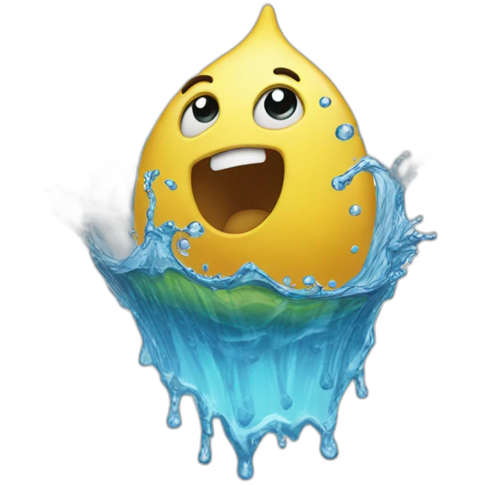 Water splash emoji
