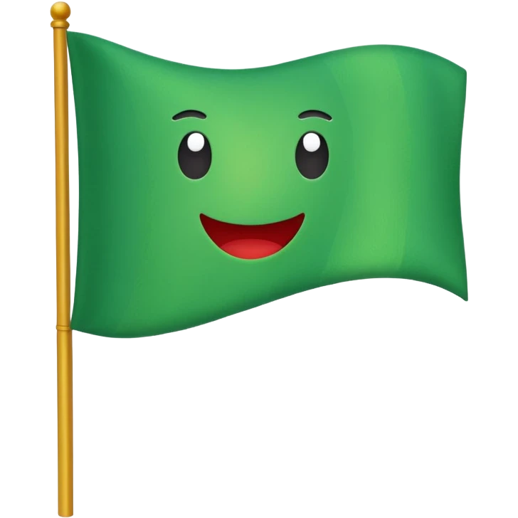 Green flag  emoji